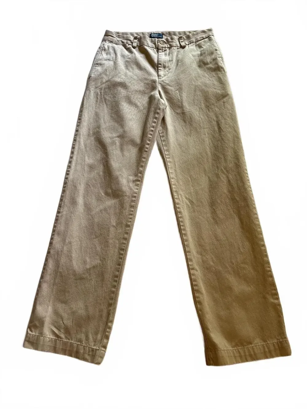 Academic Polo Ralph Lauren Boys Size 18 Classic Khaki Chino Pants Straight Leg
